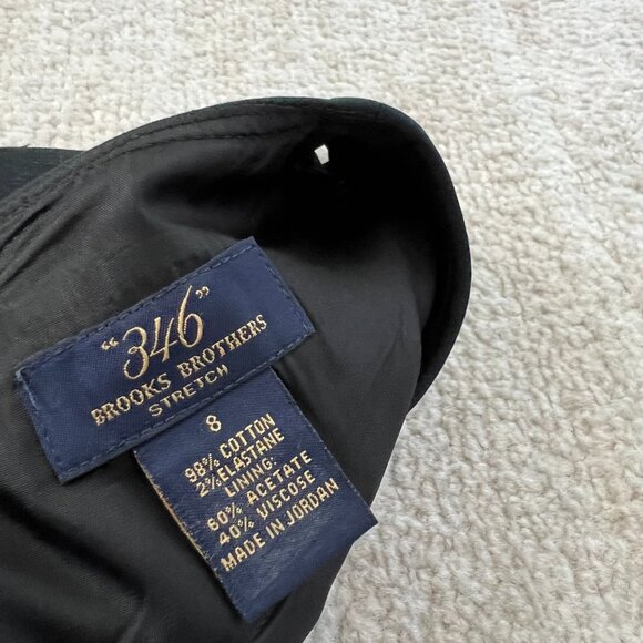 Brooks Brothers 346 Sleeveless Cotton Blend Midi Dress 8 - Picture 2 of 9